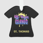 米国ヴァージン諸島セントトーマスUSVIクリスマス オーナメント (裏面)