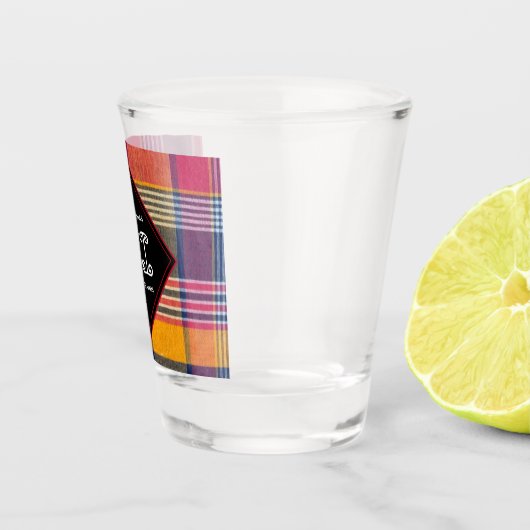 米国ヴァージン諸島セントトーマスUSVIマドラス熱帯地域 ショットグラス (右)