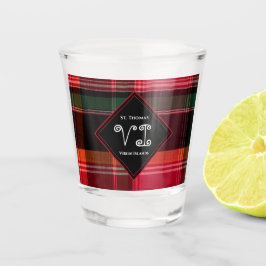 米国ヴァージン諸島セントトーマスUSVIマドラス ショットグラス