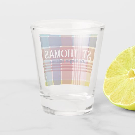 米国ヴァージン諸島セントトーマスUSVIマドラス ショットグラス (裏面)