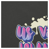 米国ヴァージン諸島パターンUSVI ファブリック (クローズアップ)