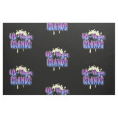 米国ヴァージン諸島パターンUSVI ファブリック (ファットクウォーター)