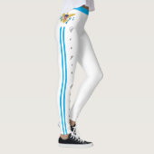 米国ヴァージン諸島ファッション国旗、V諸島国旗 レギンス (右)