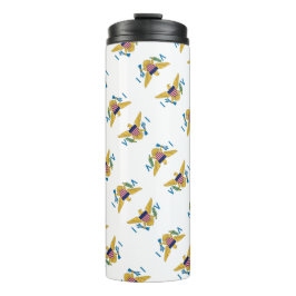 米国ヴァージン諸島国旗のパターンUSVI タンブラー