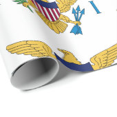 米国ヴァージン諸島国旗の包み紙 ラッピングペーパー (ロールコーナー)