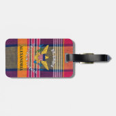 米国ヴァージン諸島国旗セントクロワマドラスカスタム ラゲッジタグ (裏面横)