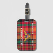 米国ヴァージン諸島国旗セントクロワマドラスカスタム ラゲッジタグ (正面縦)