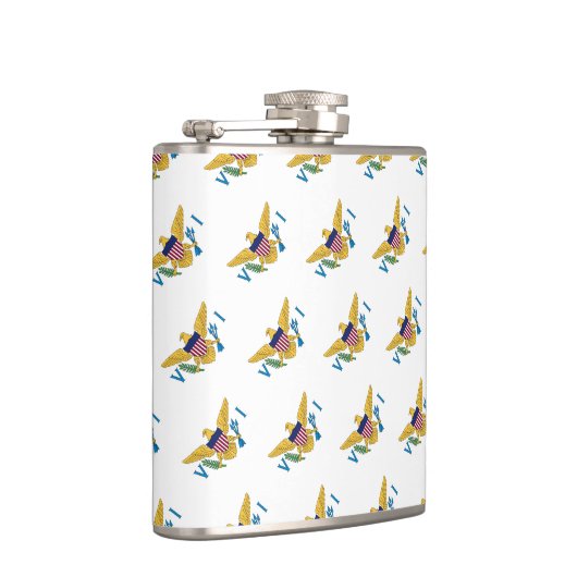 米国ヴァージン諸島国旗セントクロワ・セントトーマスUSVI フラスク (右)