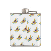 米国ヴァージン諸島国旗セントクロワ・セントトーマスUSVI フラスク (裏面)