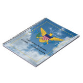 米国ヴァージン諸島国旗セントクロワUSVIパーソナライズ ノートブック (左側)