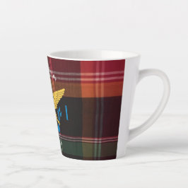 米国ヴァージン諸島国旗セントクロワUSVIマドラス カフェラテマグ