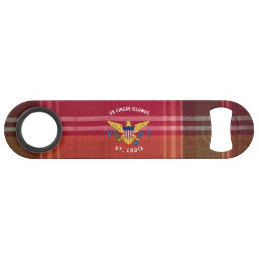 米国ヴァージン諸島国旗セントクロワUSVIマドラス スピード栓抜き (裏面横)