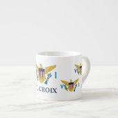 米国ヴァージン諸島国旗セントクロワUSVI エスプレッソカップ (正面右)