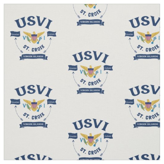 米国ヴァージン諸島国旗セントクロワUSVI カリブの ファブリック (見本)