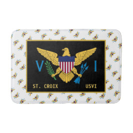 米国ヴァージン諸島国旗セントクロワUSVI バスマット