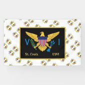 米国ヴァージン諸島国旗セントクロワUSVI 横断幕 (横)