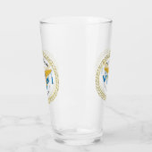 米国ヴァージン諸島国旗セントトーマスUSVI カリブの タンブラーグラス (左)