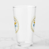 米国ヴァージン諸島国旗セントトーマスUSVI カリブの タンブラーグラス (右)