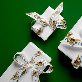 米国ヴァージン諸島国旗1.5インチ幅リボン サテンリボン