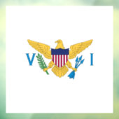 米国ヴァージン諸島国旗 ウィンドウサイン (シート3)