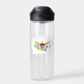 米国ヴァージン諸島国旗 ウォーターボトル (背面)