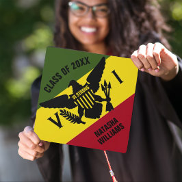 米国ヴァージン諸島国旗、クラス、グリーンイエローレッド