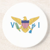 米国ヴァージン諸島国旗 コースター (正面)