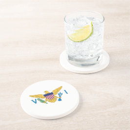 米国ヴァージン諸島国旗 コースター