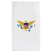 米国ヴァージン諸島国旗 スモールペーパーバッグ (裏面)