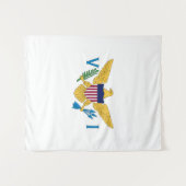 米国ヴァージン諸島国旗 タペストリー (正面(横))