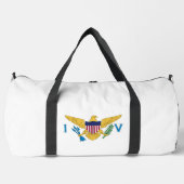 米国ヴァージン諸島国旗 ダッフルバッグ (正面)