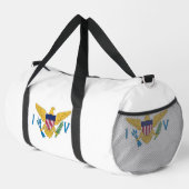 米国ヴァージン諸島国旗 ダッフルバッグ (右コーナー)