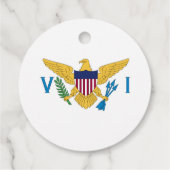 米国ヴァージン諸島国旗 フェイバータグ (裏面)