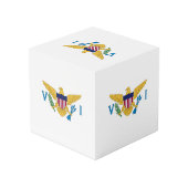 米国ヴァージン諸島国旗 フォトキューブ (裏面アングル)