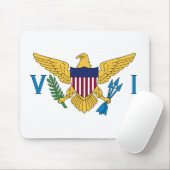 米国ヴァージン諸島国旗 マウスパッド (マウス)