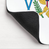 米国ヴァージン諸島国旗 マウスパッド (コーナー)