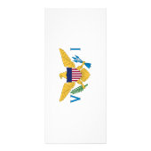 米国ヴァージン諸島国旗 ラックカード (裏面)