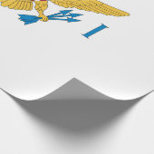 米国ヴァージン諸島国旗 ラッピングペーパー (角)