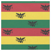 米国ヴァージン諸島国旗（小） |赤い黄 ファブリック (クローズアップ)