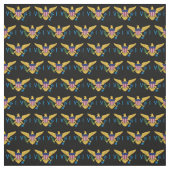 米国ヴァージン諸島国旗（小）黒 ファブリック (見本)