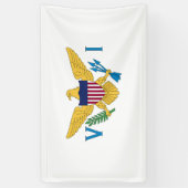 米国ヴァージン諸島国旗 横断幕 (縦)