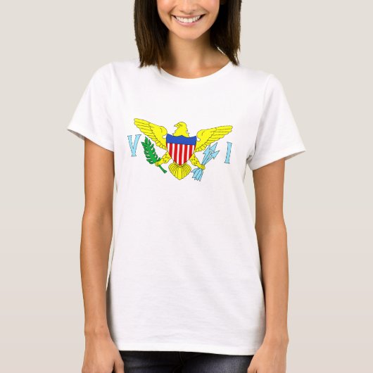 米国ヴァージン諸島国旗 Tシャツ (正面)