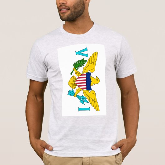 米国ヴァージン諸島国旗 Tシャツ (正面)