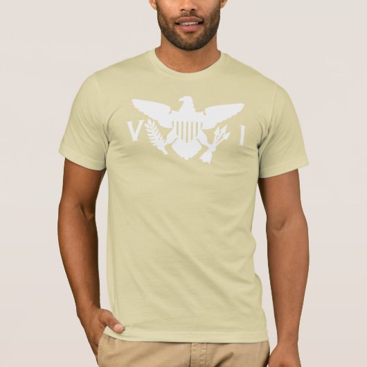 米国ヴァージン諸島国旗 Tシャツ (正面)