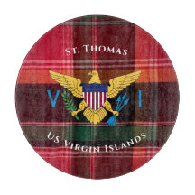 米国ヴァージン諸島国旗St.Thomas USVI Madras