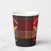 米国ヴァージン諸島国旗St.Thomas USVI Madras 紙コップ (右)