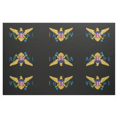 米国ヴァージン諸島国旗USVIアメリカン・パラダイス ファブリック (ファットクウォーター)