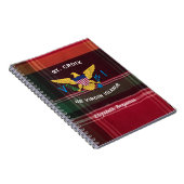 米国ヴァージン諸島国旗USVIセントクロワマドラス ノートブック (右側)