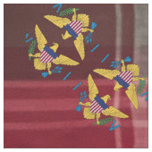 米国ヴァージン諸島国旗USVIマドラスプレイド ファブリック (見本)