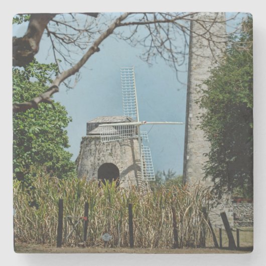 米国ヴァージン諸島製糖工場セントクロワUSVI ストーンコースター (正面)